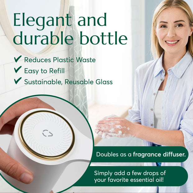 Touchless Soap Dispenser + Free Foaming Soap Tabs